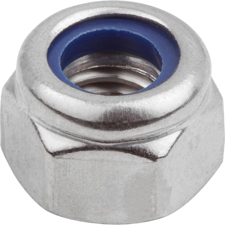 Hex Nut, M8, Stainless Steel, Not Graded, Bright Zinc Plated, 9.50 Mm Ht